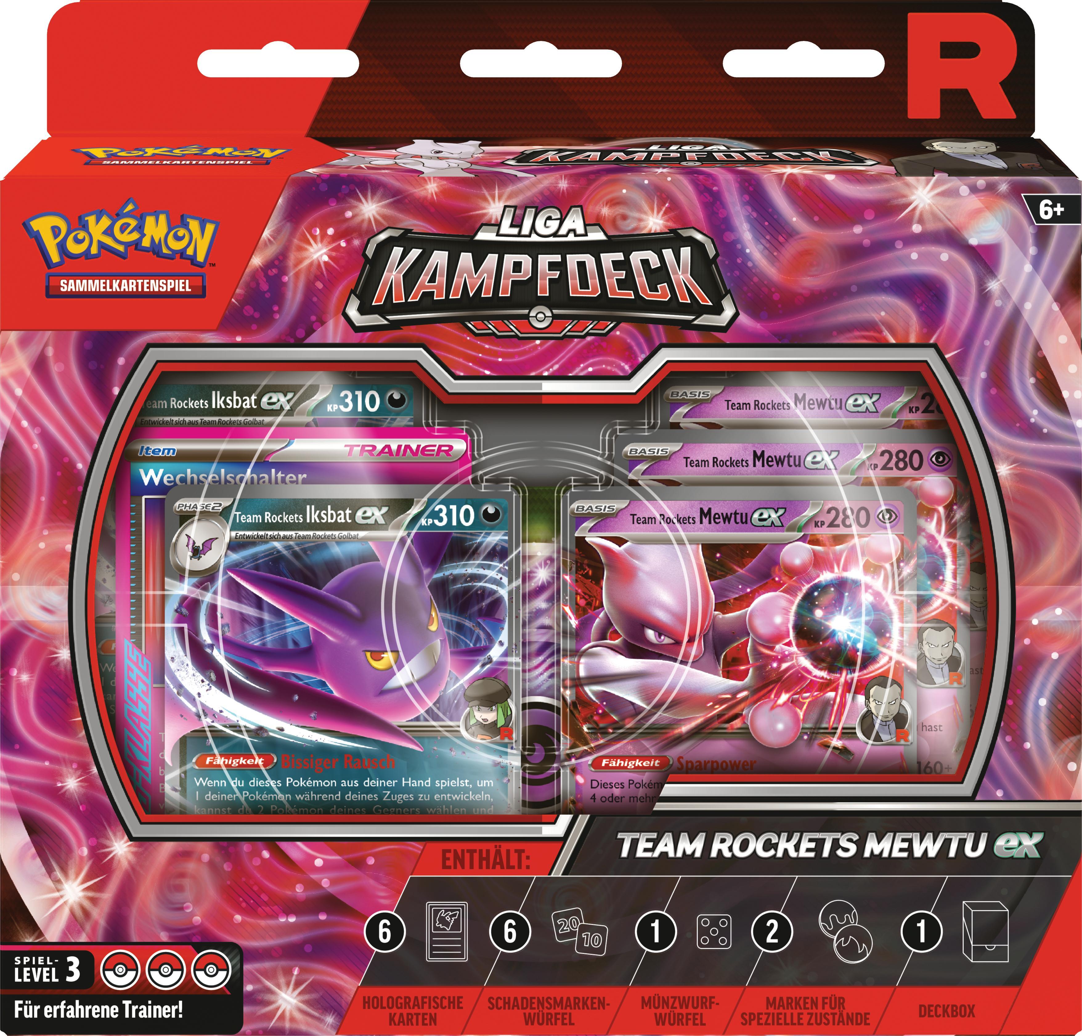 Liga-Kampfdeck Team Rockets Mewtu-ex