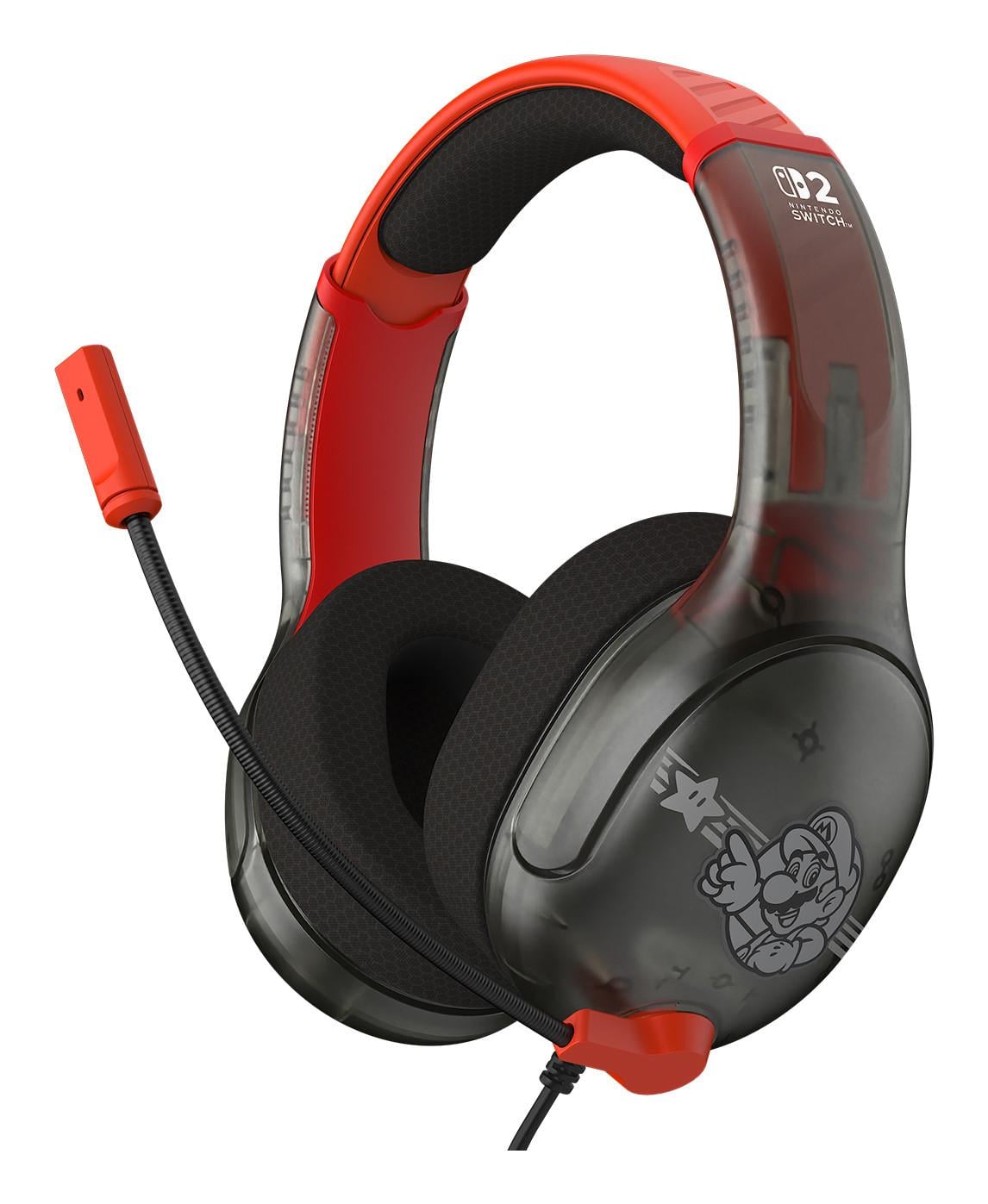Airlite Fit Kabelgebundenes Gaming-Headset für Nintendo Switch 2 - Mario Star
