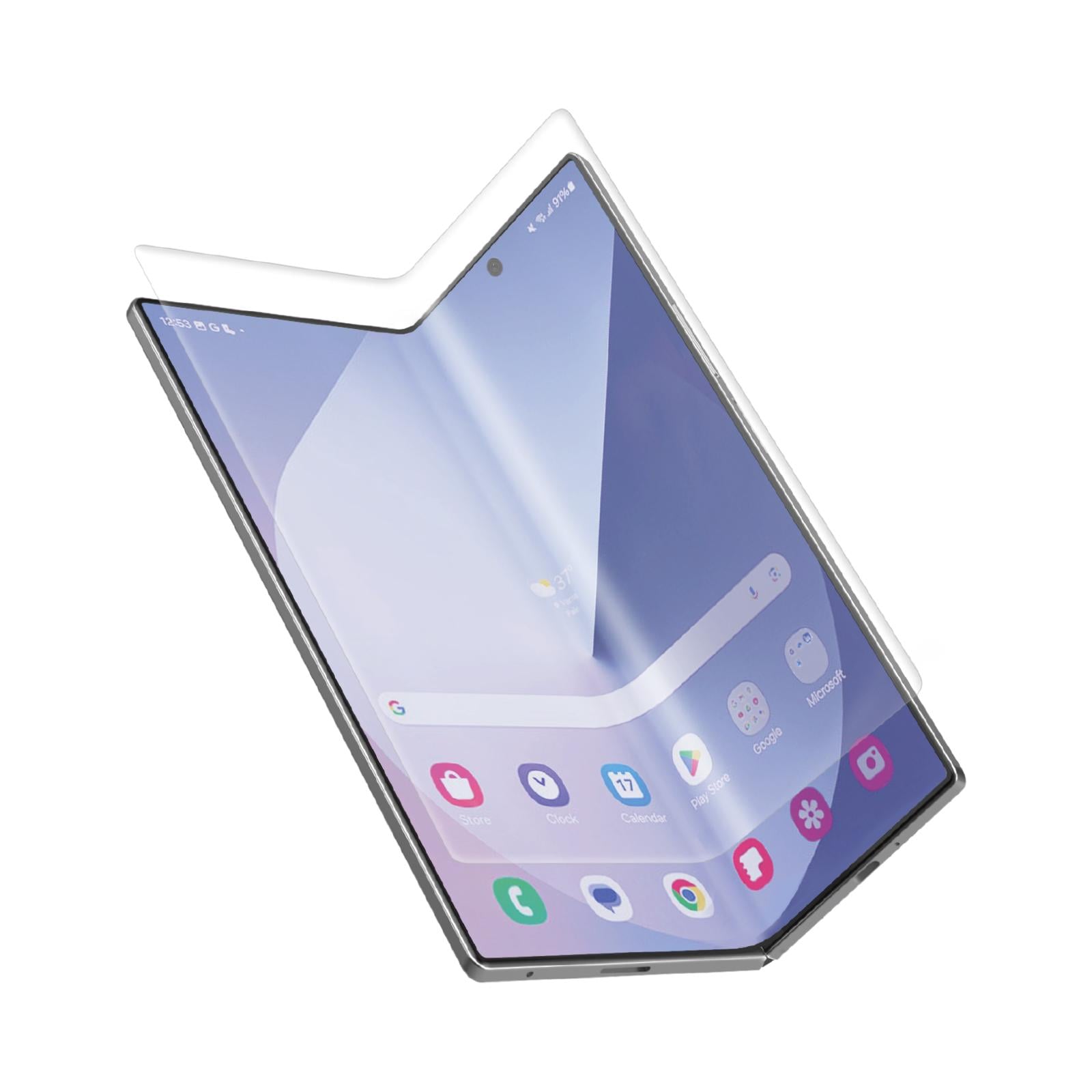 Glas-Displayschutz für Samsung Z Fold 7, Transparent