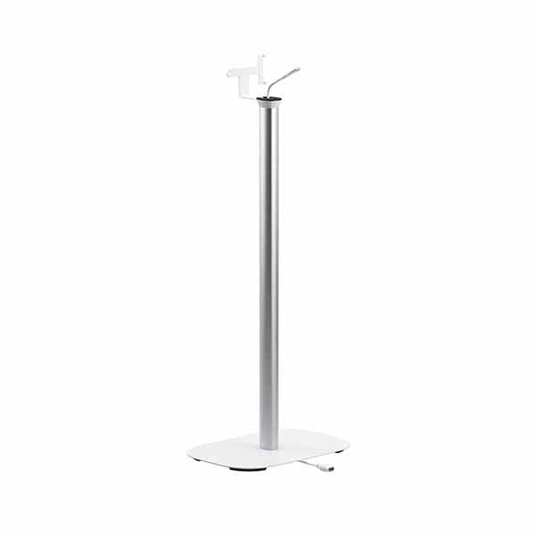 SOUND 4303 weiß-aluminium Standfuß für Sonos PLAY:3 Lautsprecher-Halterung