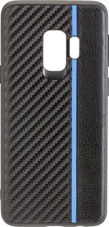 Back Cover CARBON PLUS für Samsung G960 Galaxy S9 blau