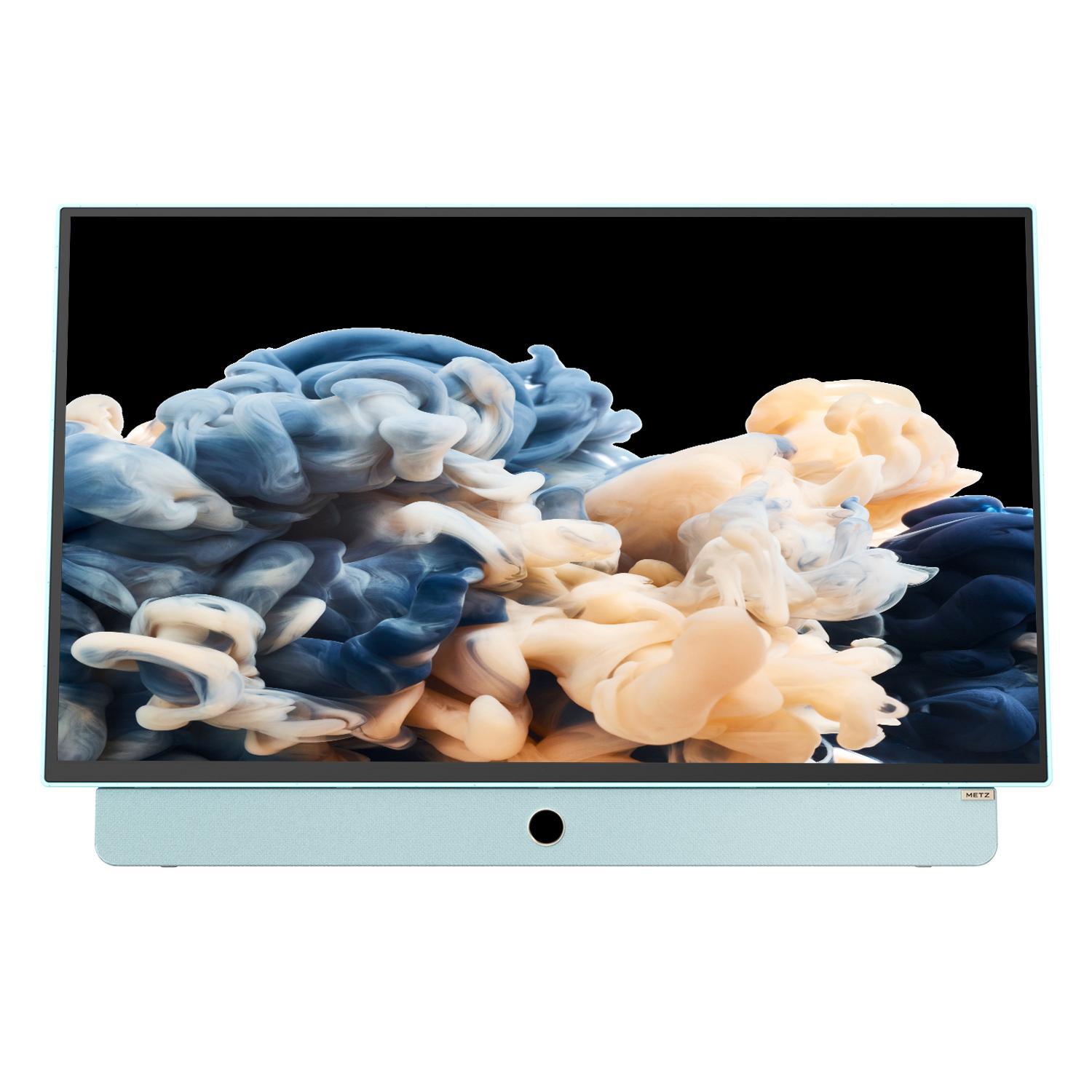 24MPE7000Y Tragbarer AKKU-TV Blau/Türkis LED TV