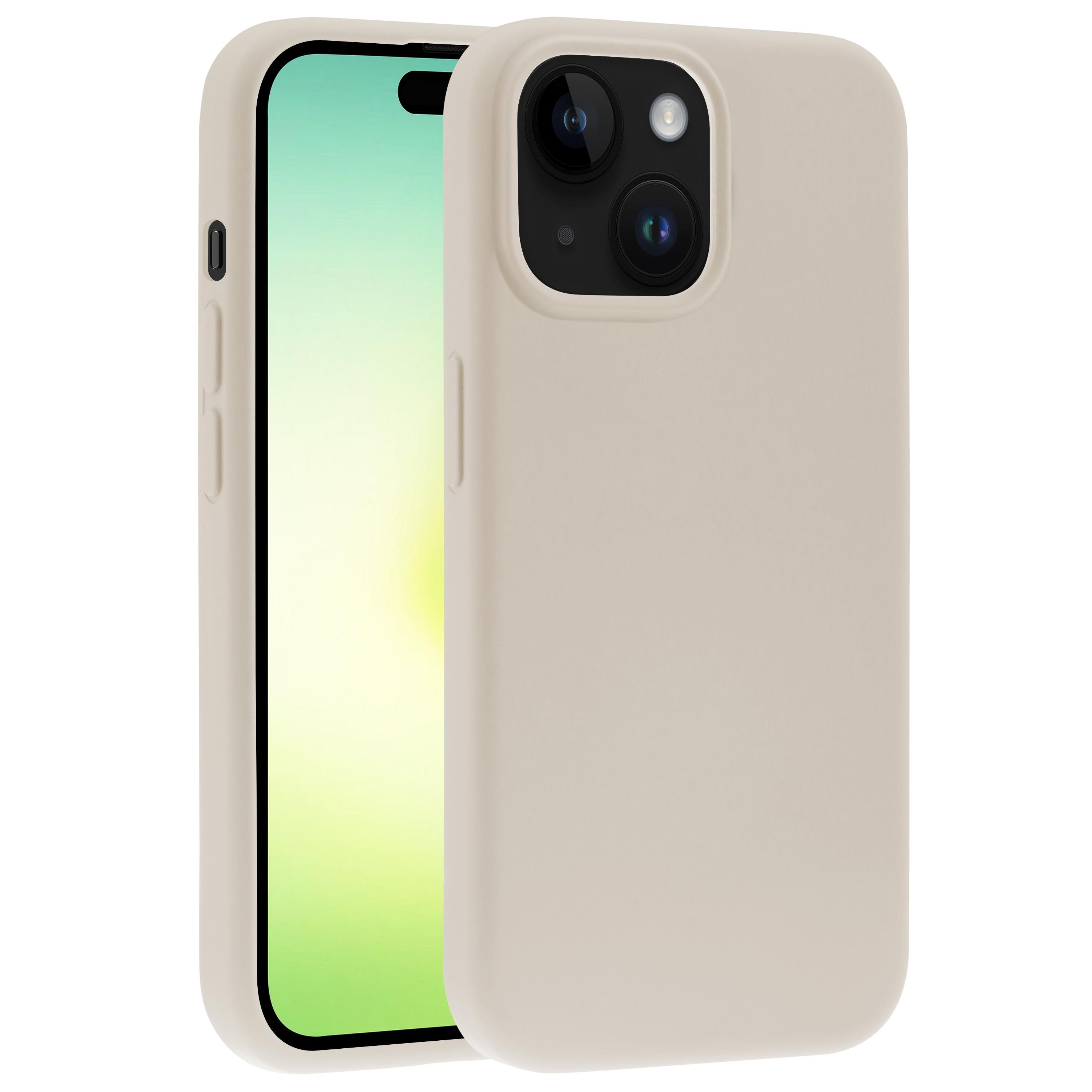 Mag Hype Cover für iPhone 15 Plus, Magnetic Wireless Charging Support, beige (63910) Handyhülle