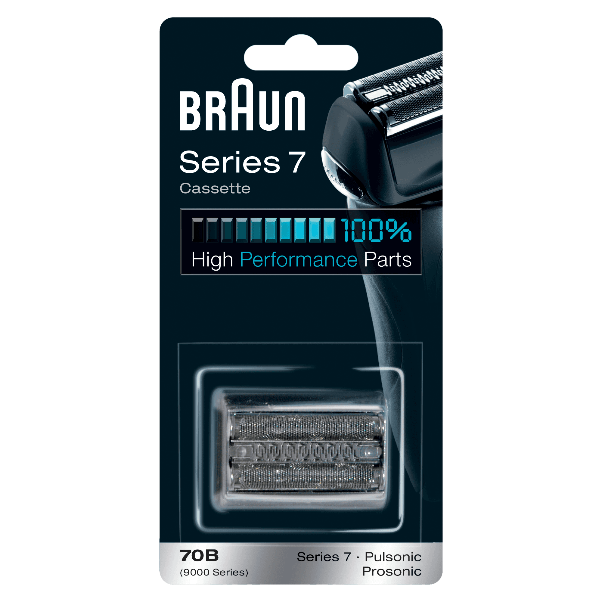 Ersatzscherteil 70 B Schwarz Kombipack