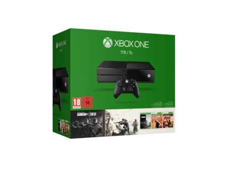 Xbox One 1TB (schwarz) inkl. Rainbow Six Siege + Rainbow Six Vegas 1&2