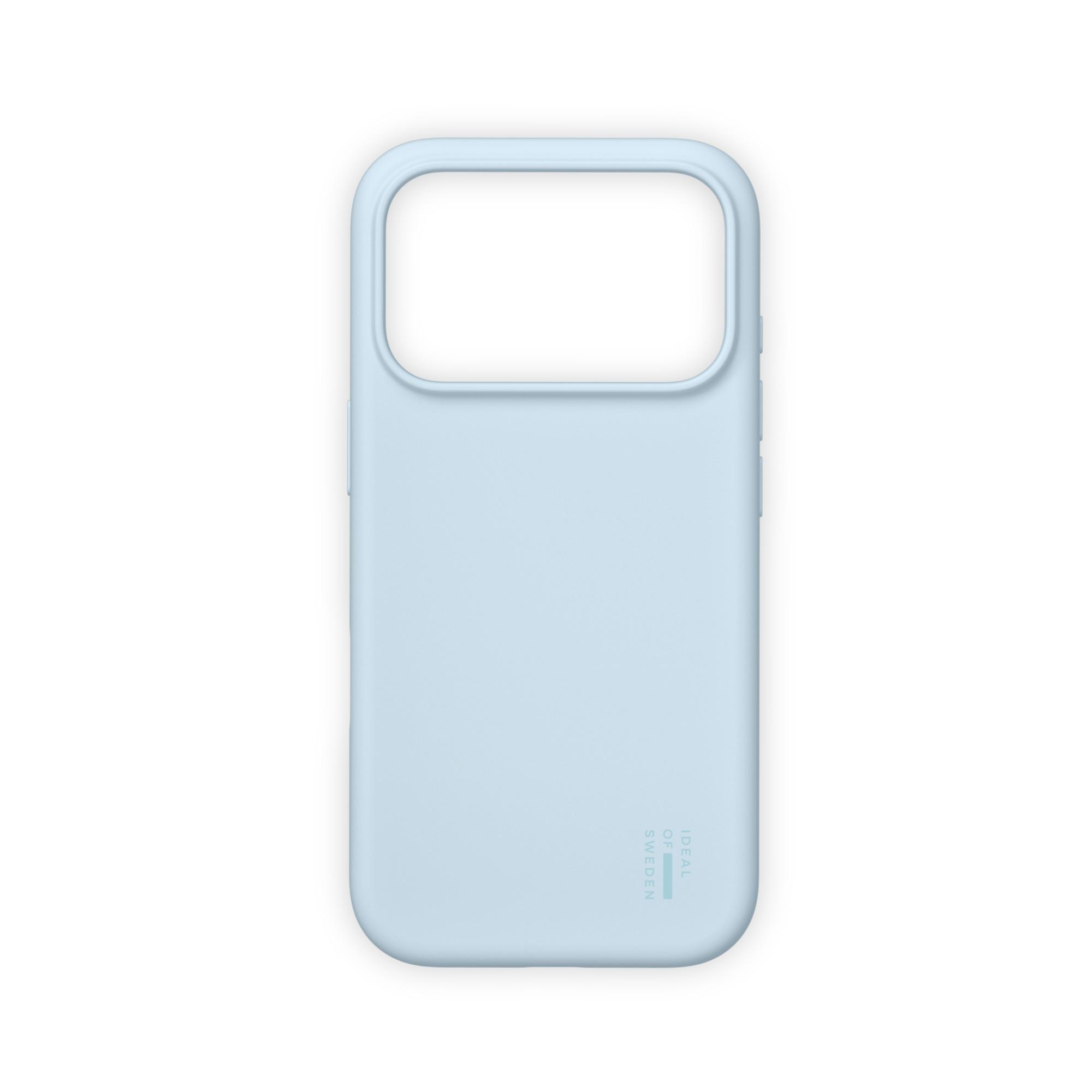 Silicone Case MagSafe iPhone 17 Pro Light Blue Handyhülle