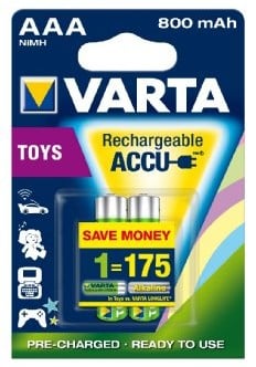 Toy AAA, 2er Blister Akku
