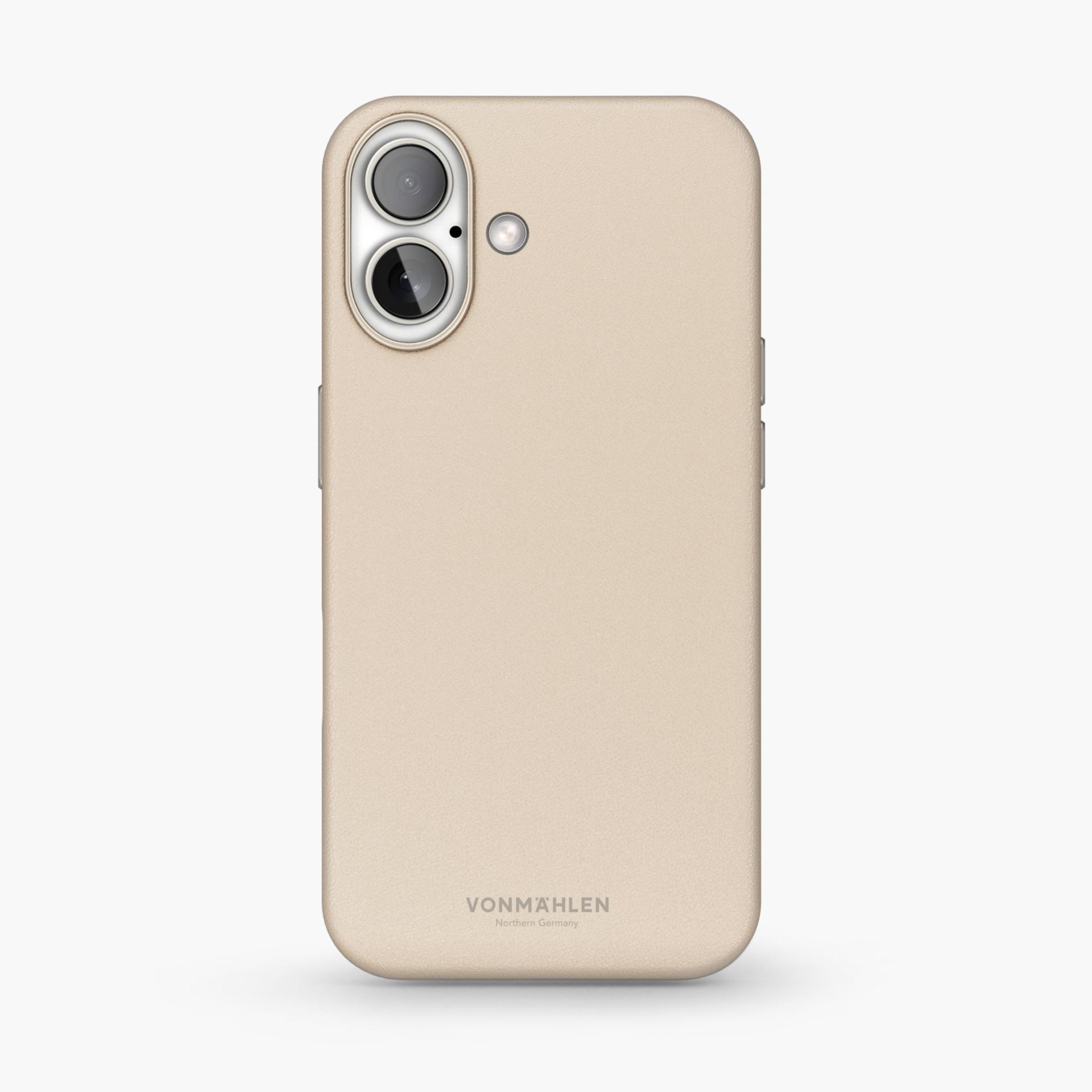 Like Leather Case - Schutzhülle, MagSafe kompatibel iPhone 16, Cream Handyhülle