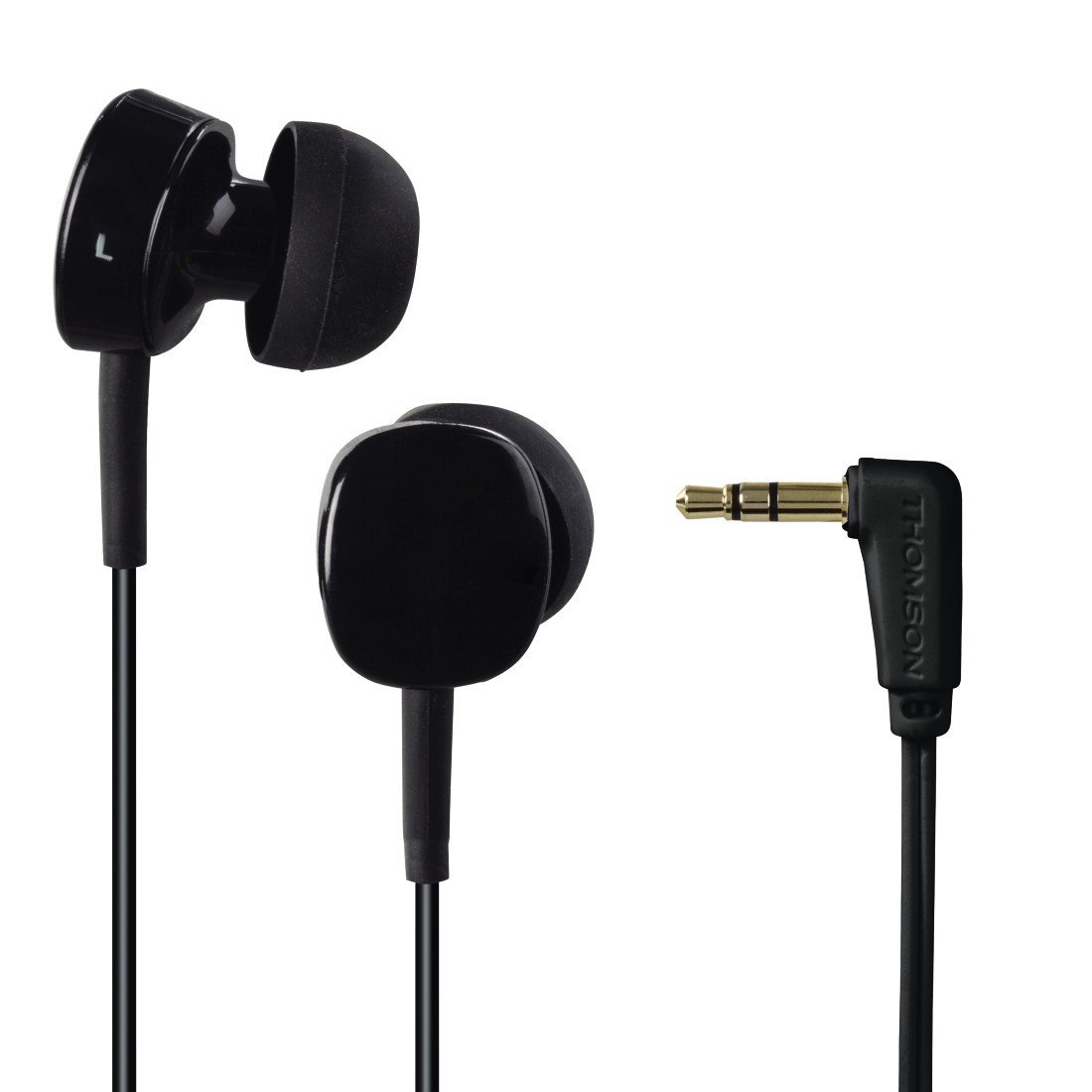 EAR3056B Kopfhörer, In-Ear, Winkelstecker, Schwarz (132621)