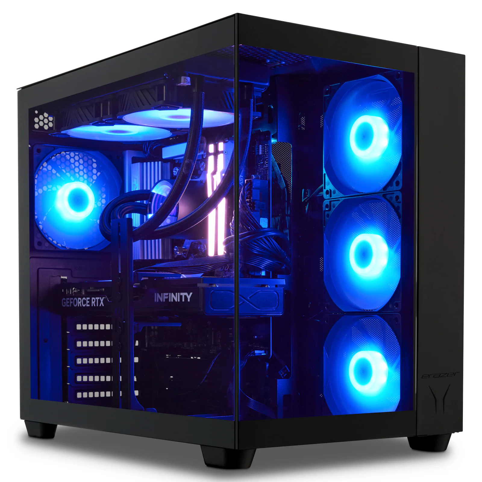 ERAZER Tank X10e High-End Gaming PC, Intel Core i7-14700, 32 GB, 2 TB SSD, NVIDIA GeForce RTX 5070