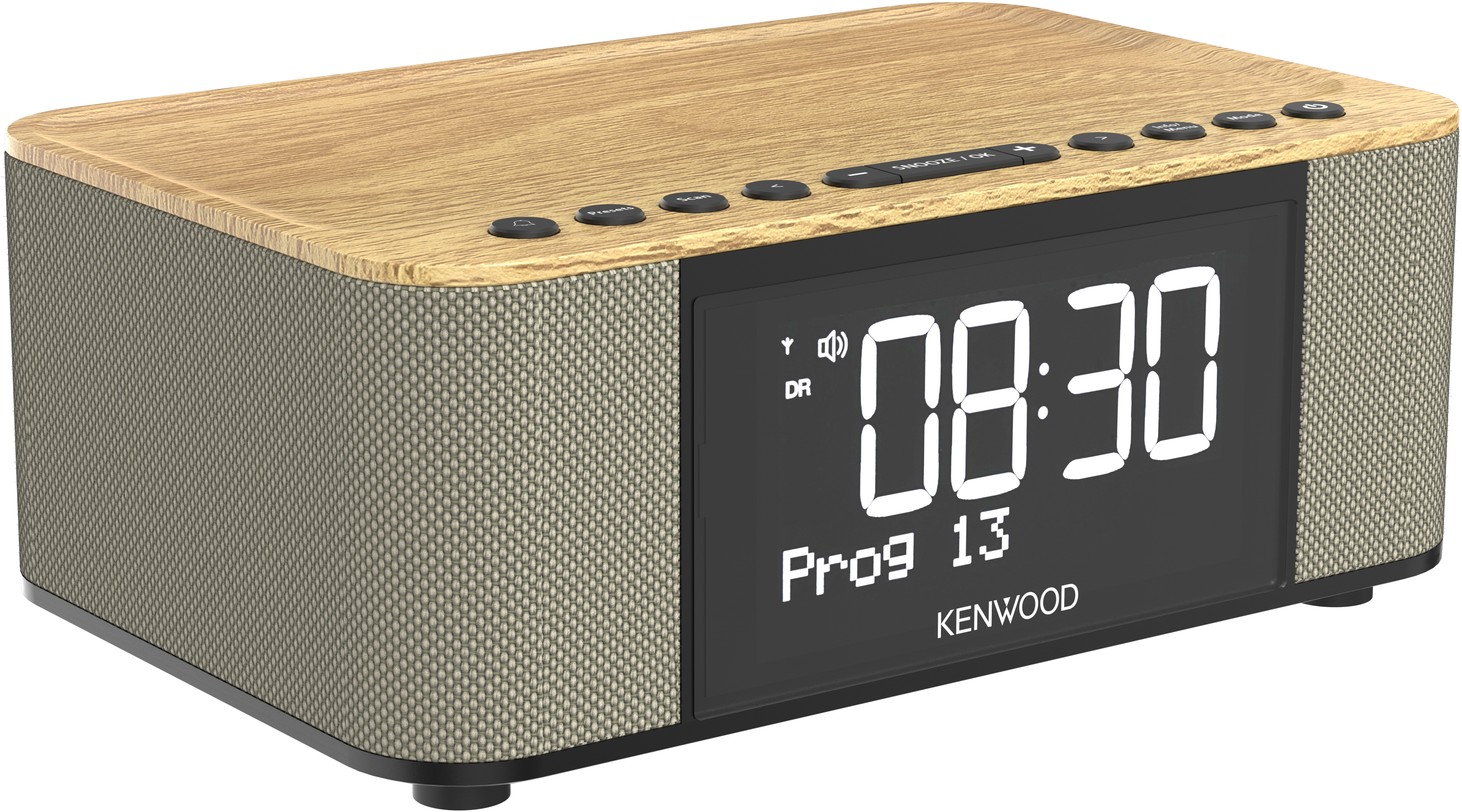 CR-ST40DAB Holzoptik Radiowecker