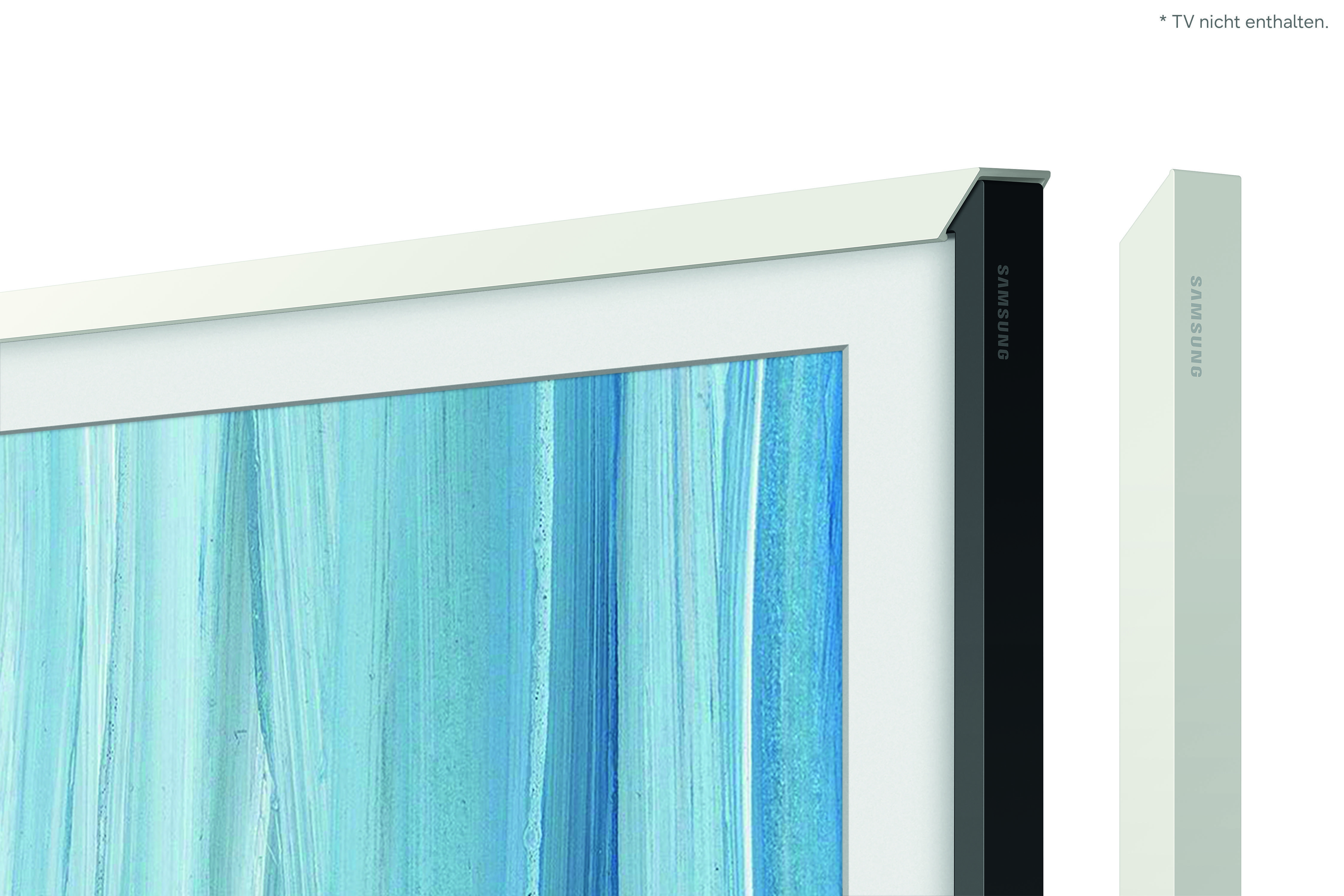 Weißer Rahmen 55 Zoll für The Frame / The Frame Pro (ab 2021) TV-Rahmen