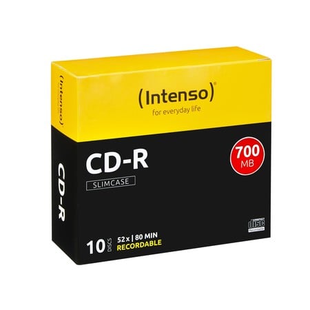 CD-R 80, 10er Pack Slimcase CD-Rohlinge