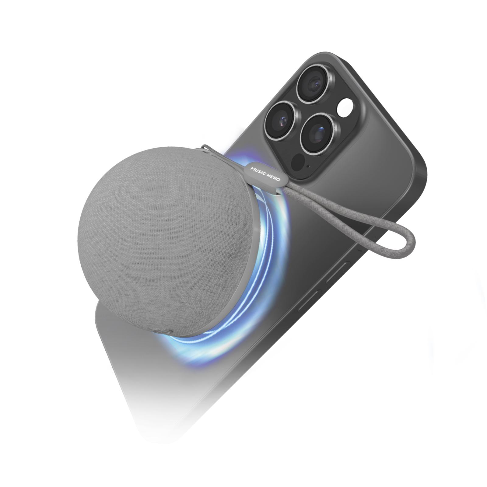 MagSafe-kompatibler kabelloser 3W-Lautsprecher, Weiß Bluetooth-Lautsprecher
