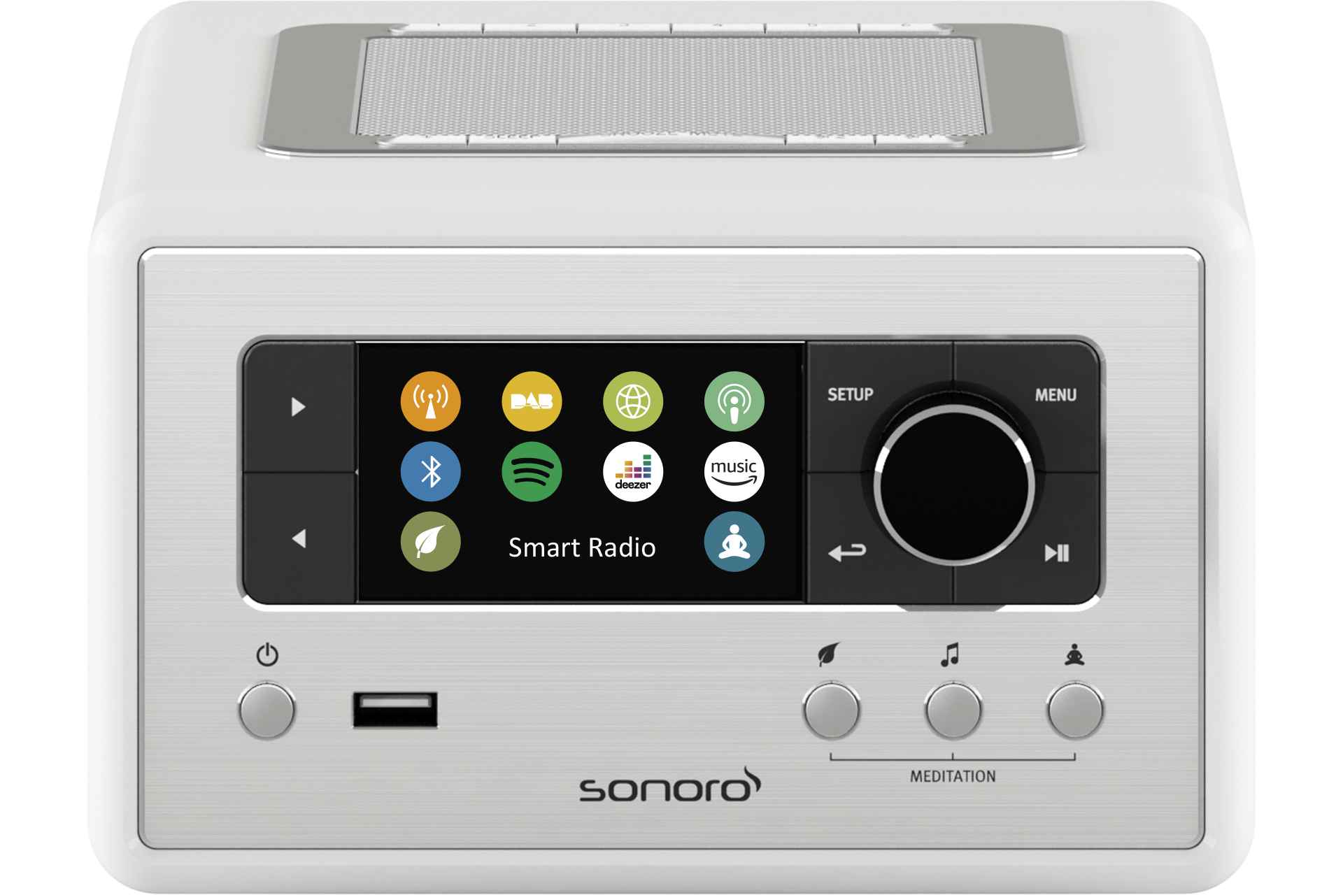 DAB+ Internetradio RELAX SO-8110-100-WH weiß silber