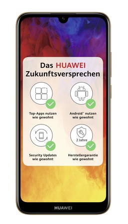 Y6 (2019) Dual-SIM Amber Brown Smartphone