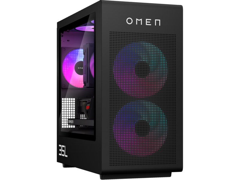 Gaming-PC OMEN GT16-0574ng, Schwarz, AMD Ryzen 7 8700G, 32 GB, 1 TB M.2 SSD, RTX 4070 SUPER 12GB, Windows 11