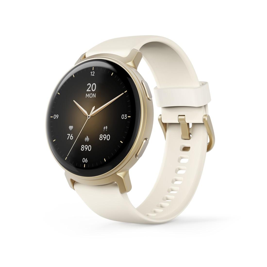 Smartwatch "7020", GPS, AMOLED 43 mm, Gold (00178641)