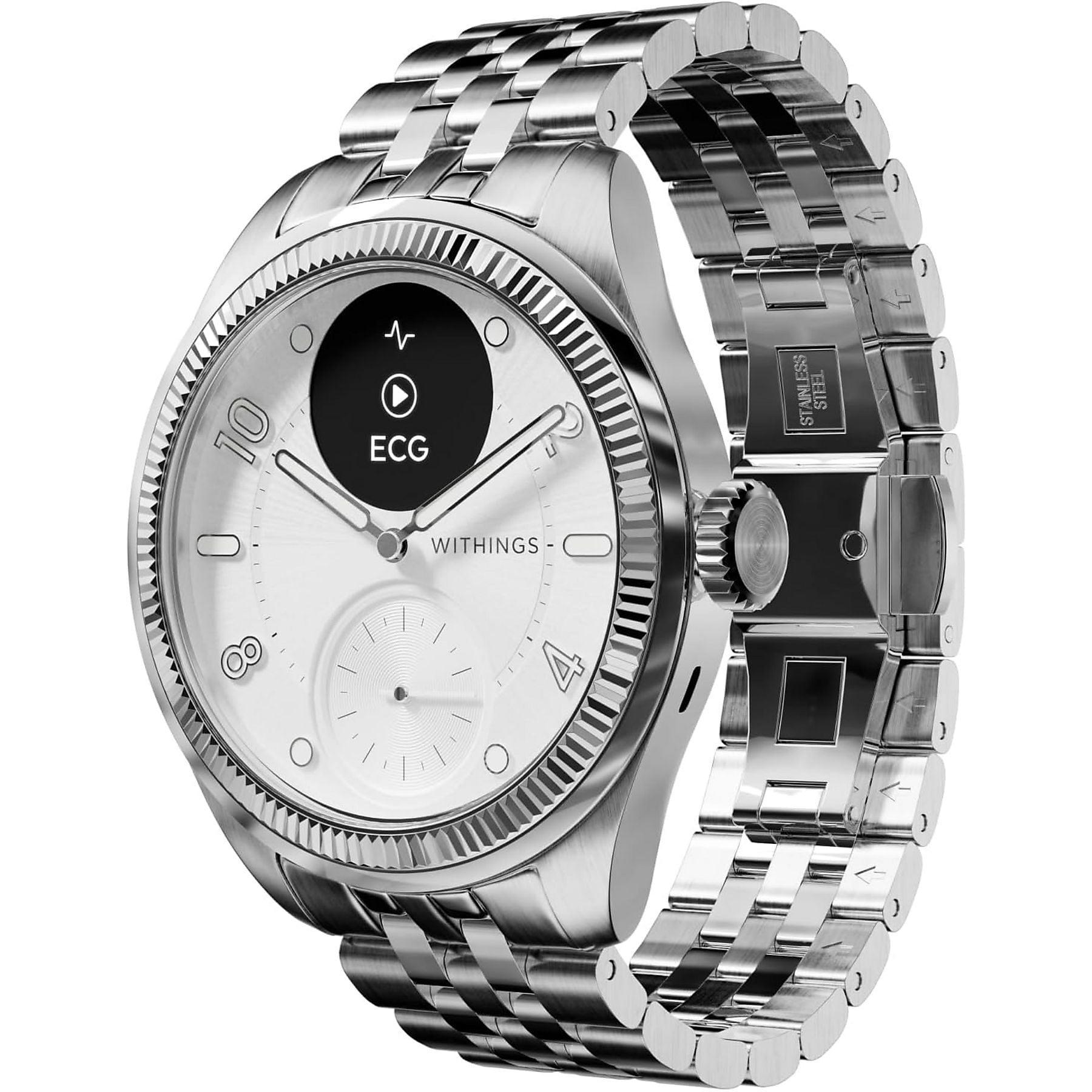 ScanWatch Nova Brilliant 39mm Titanium Silver Smartwatch