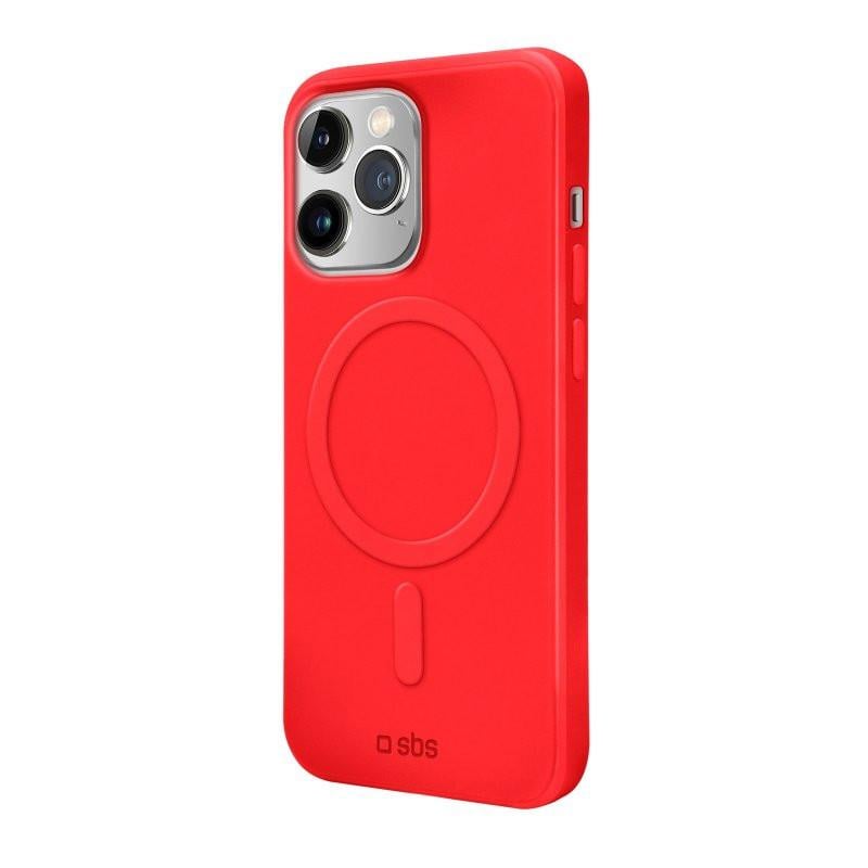 MagSafe-kompatible magnetische Ladeabdeckung für iPhone 14 Pro Max, Rot