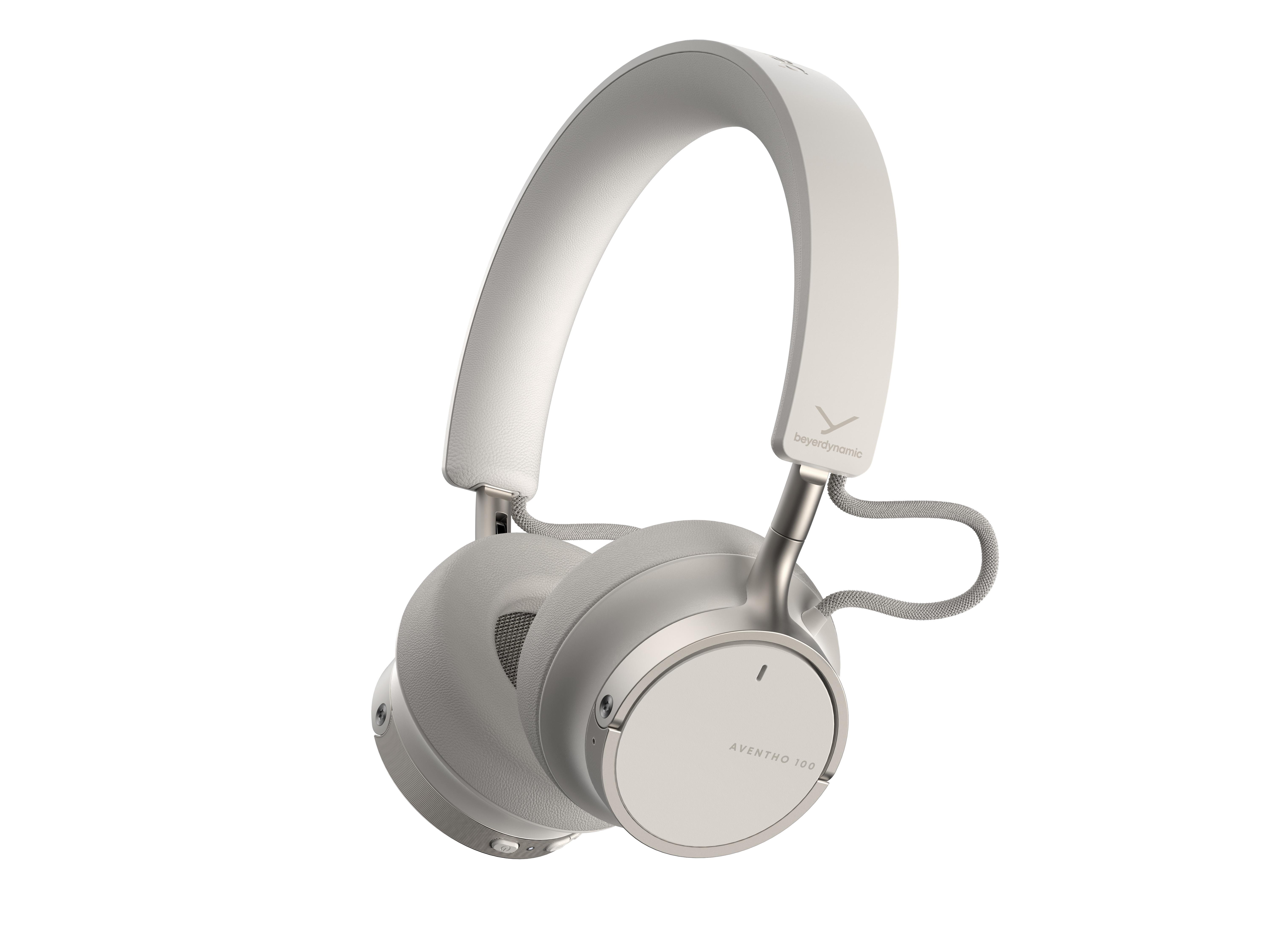 Aventho 100, Creme, Bluetooth On-Ear-Kopfhörer (00231981) On-Ear Kopfhörer