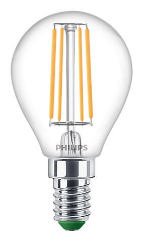 LED-Lampe "classic ultraeffizient", 40W, E14, klar, Tropfen, warmweiß (00228314)