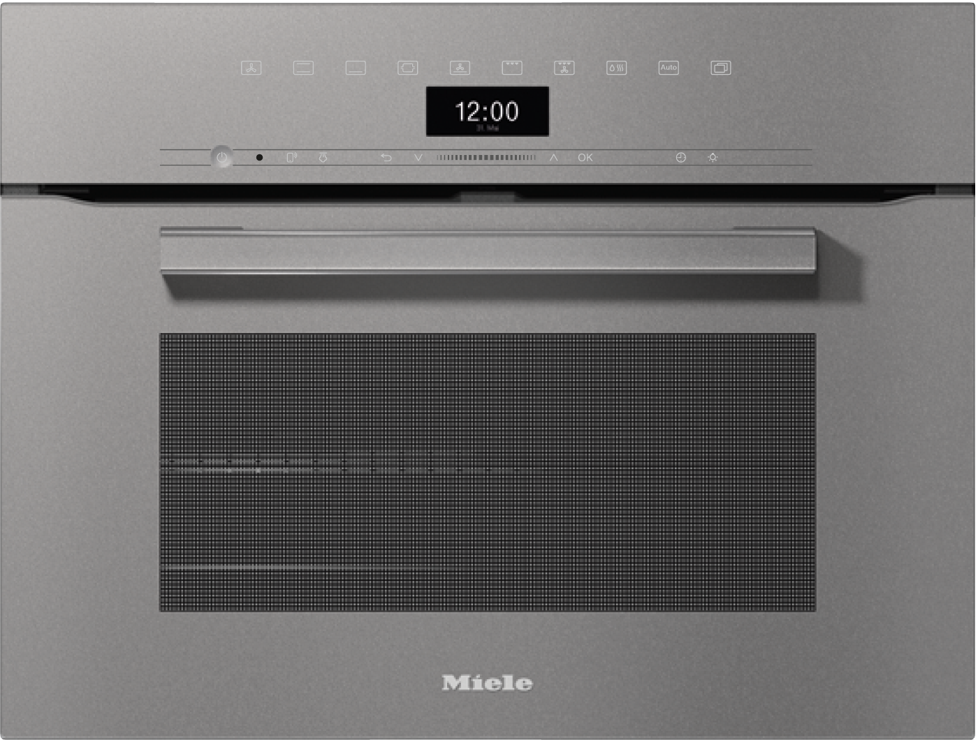 H 7440 B Kompakt-Backofen Graphitgrau