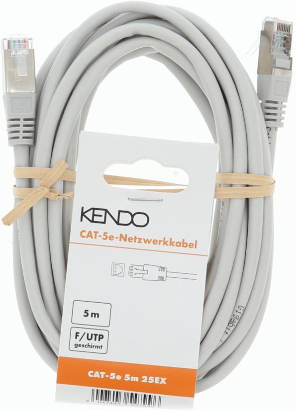 Netzwerkkabel, CAT-5e, 5 Meter, Grau