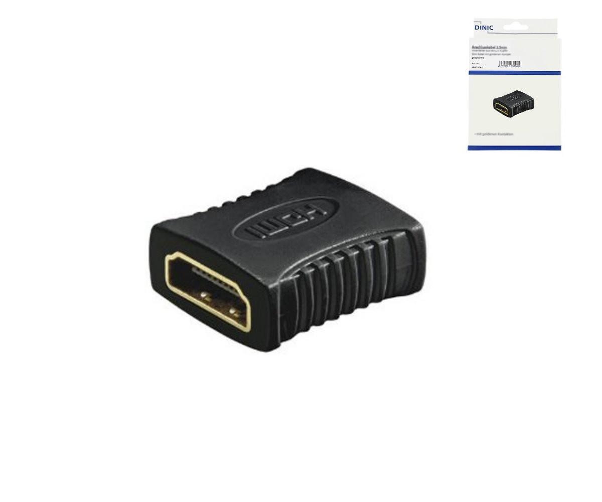 HDMI (Typ A) Adapter, Buchse / Buchse, Schwarz (HDMI-AA-BU-KB)