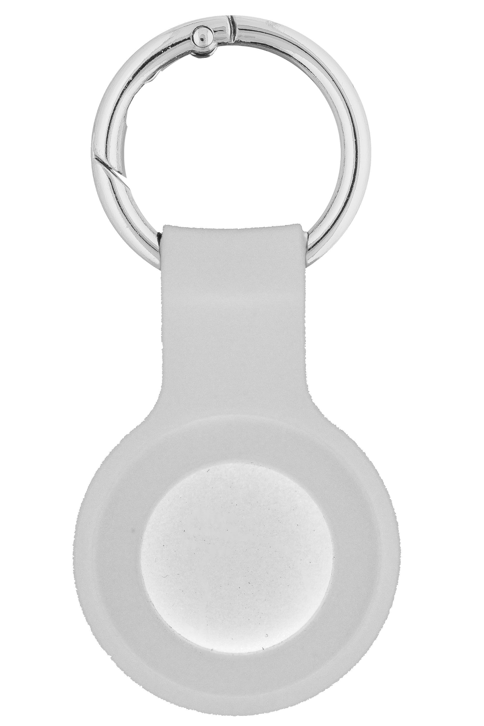 Protect Cover für AirTag Soft Touch White Anhänger