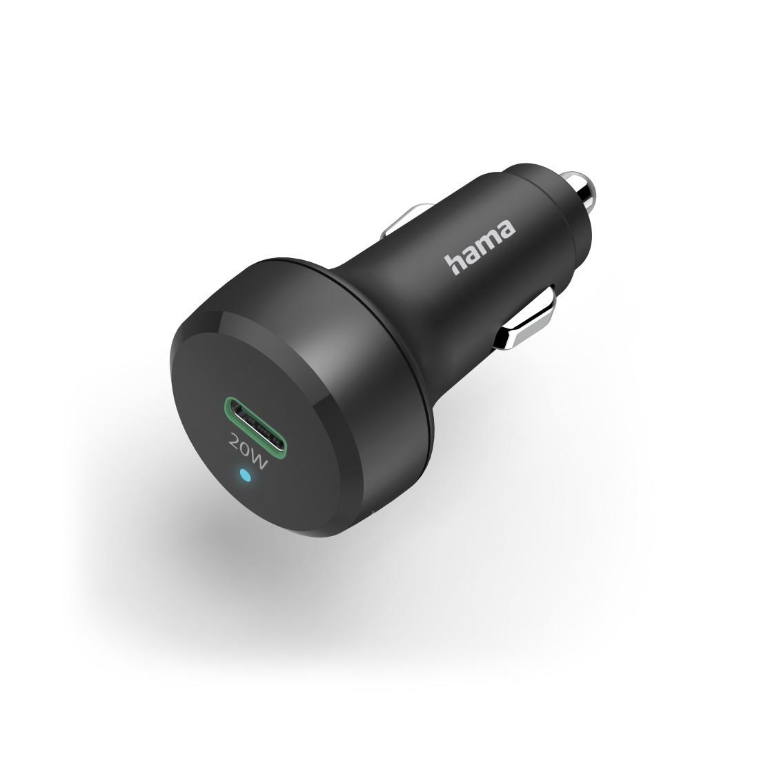 Auto-Schnellladegerät, USB-C, PD, 20 W, Schwarz (00201637)