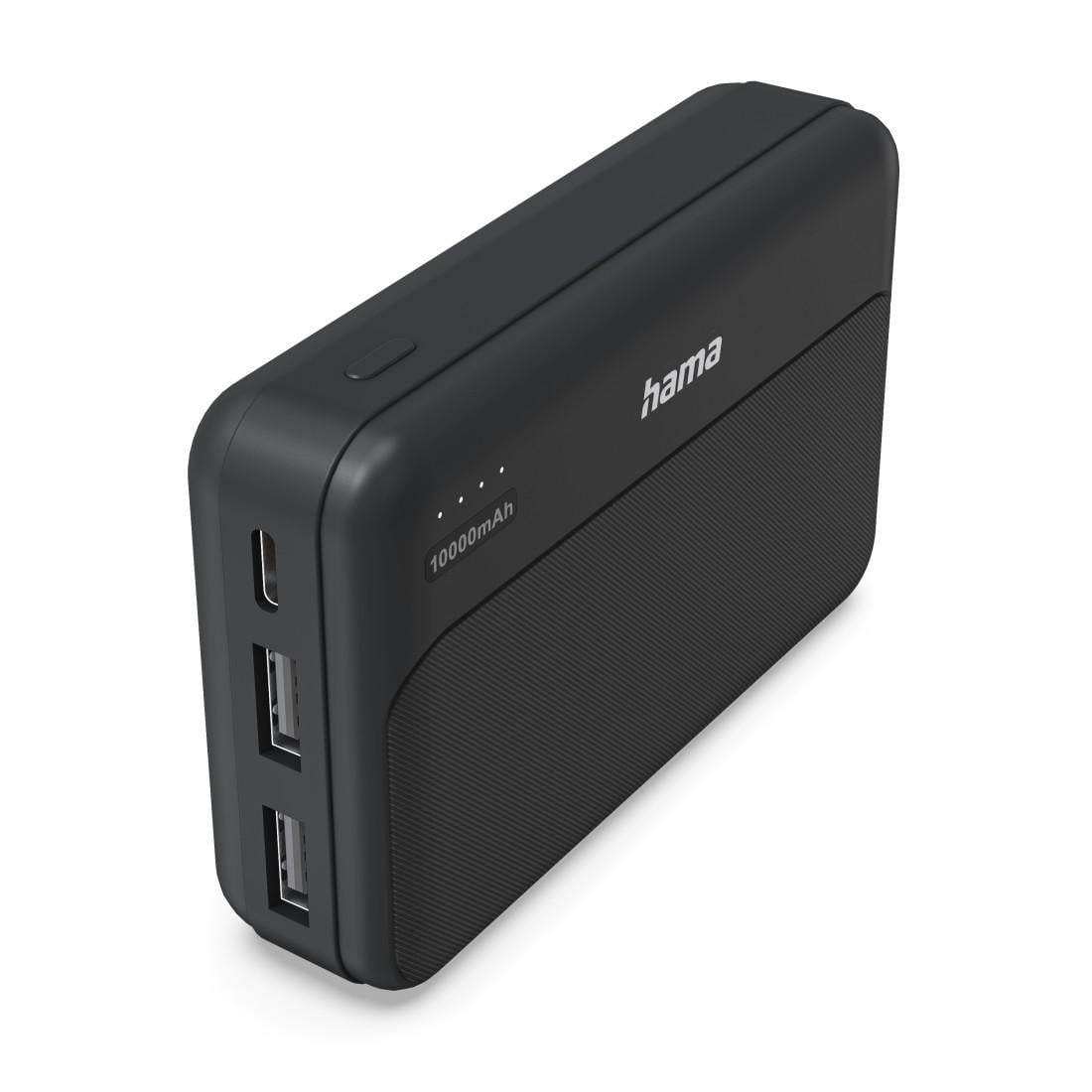 Power Pack "Pocket 10", 10000mAh, Ausgänge: 2x USB-A, Anthrazit (00201770)