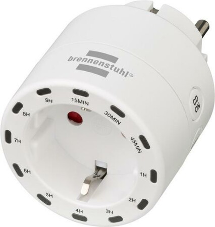 Digitaler Countdown Timer für den Innenbereich / Schaltsteckdose mit integrierter LED Anzeige Steckdosenleiste
