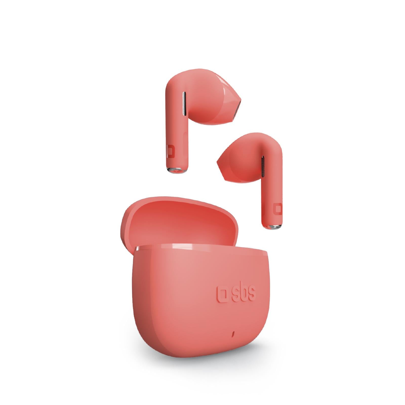 Semi-in-Ear-Ohrhörer TWS, Rot