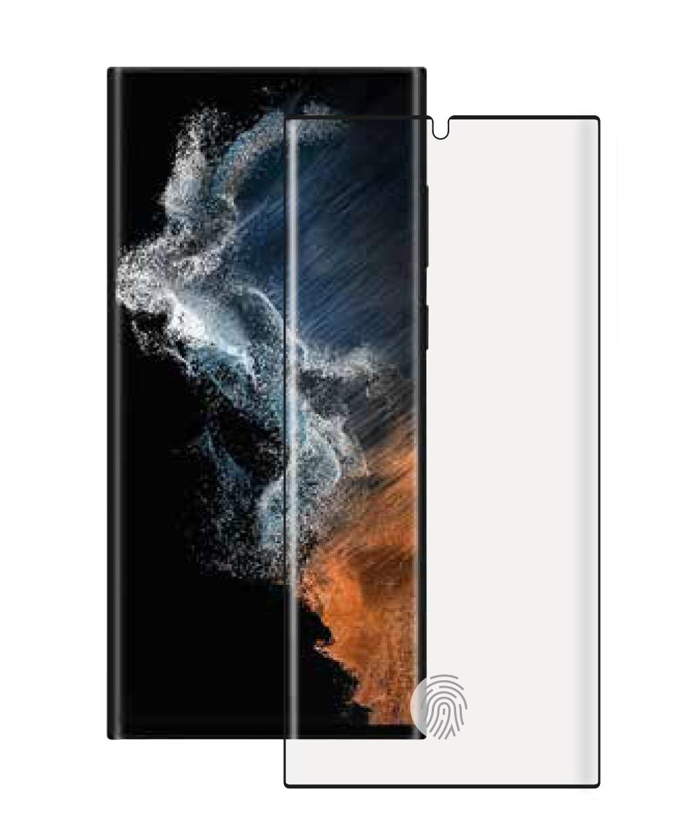 3D Full Screen Displayschutzglas für Samsung Galaxy S23 Ultra (63513) Schutzglas