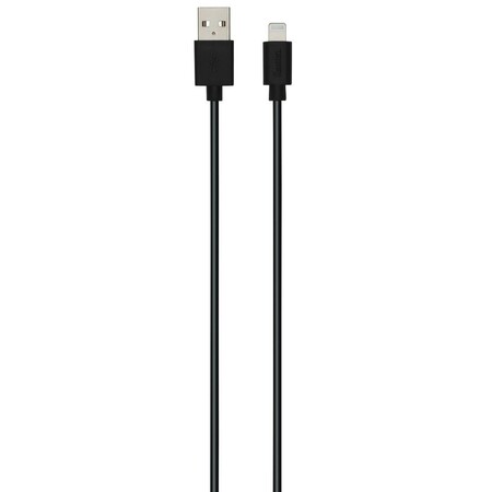 Lade-/Datenkabel, USB-A - Lightning, 0,75 m, Schwarz, 4er-Pack