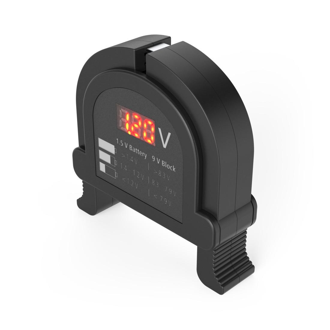 Digitaler Akku-/Batterie-Tester, Universal-Messgerät für Akkus, Batterien (00223543)