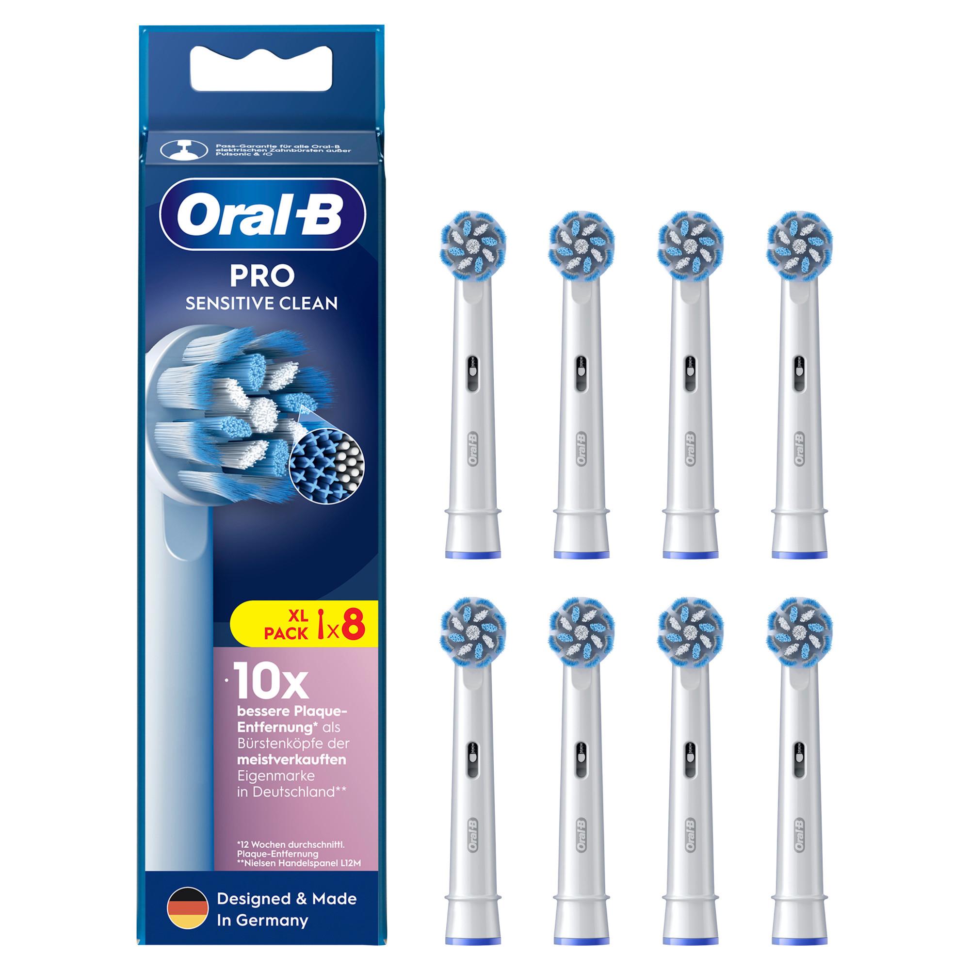 Pro Sensitive Clean, 8 Stück Aufsteckbürsten