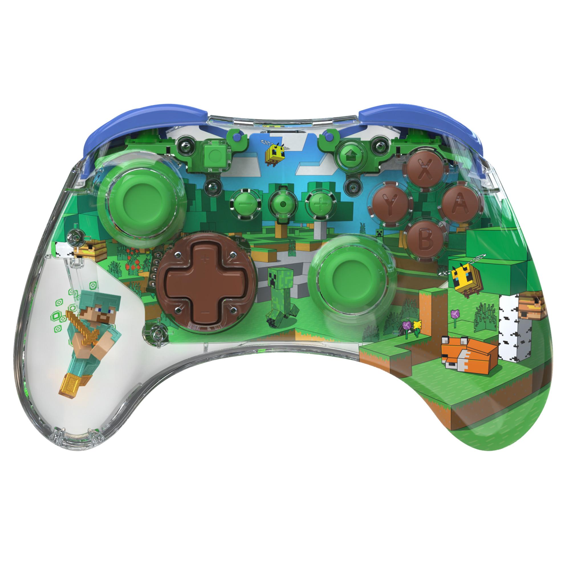 REALMz™ Wireless Controller: Minecraft Forest Biome - Nintendo Switch™