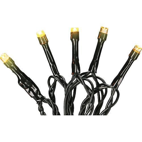 LED-Mini-Lichterkette 40 flg. bernstein
