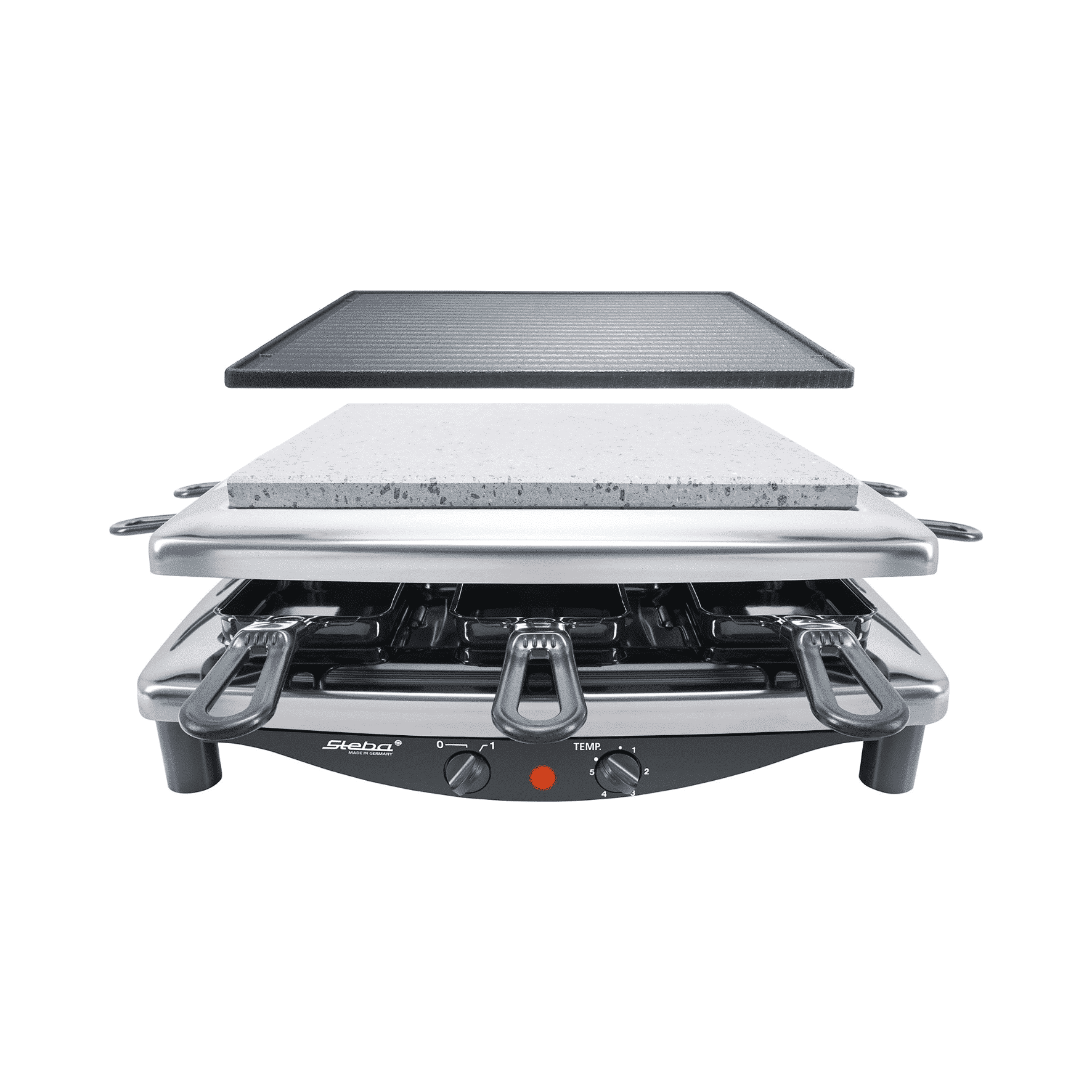 RC 3 PLUS Chrom Raclettegrill