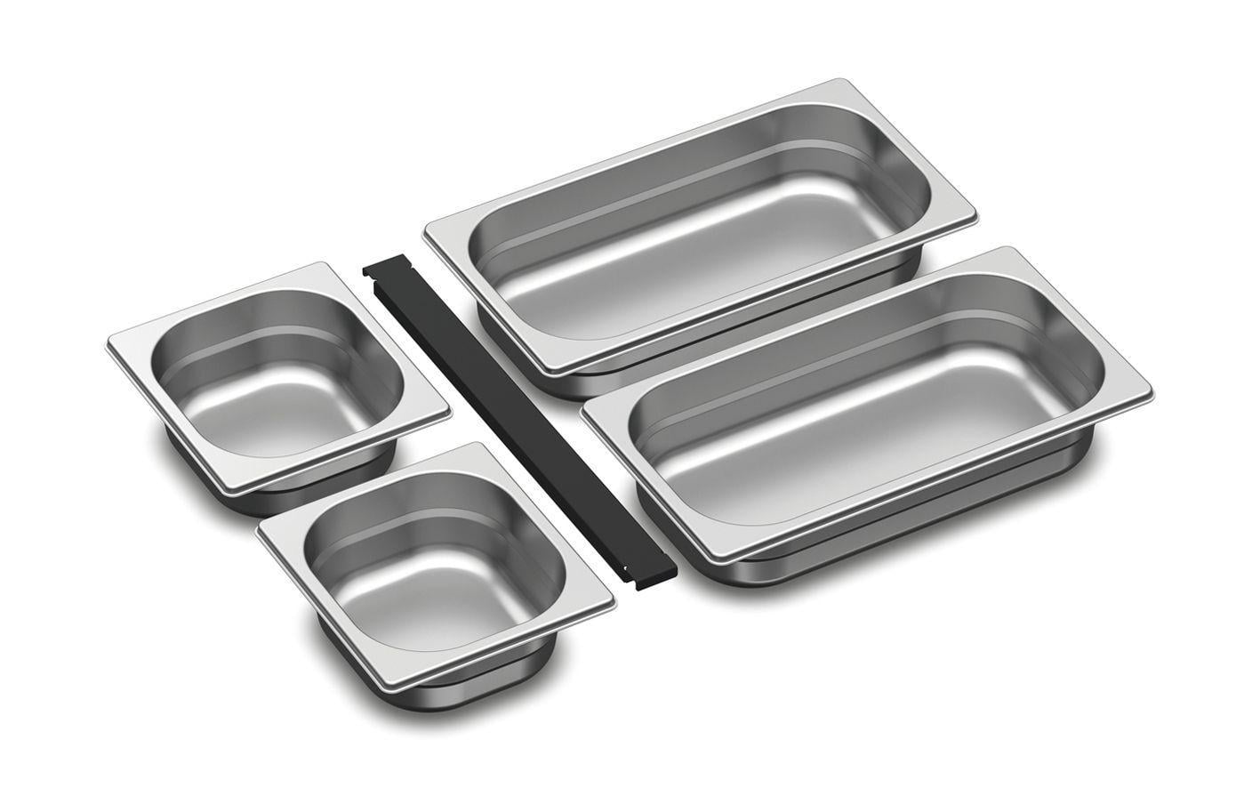 PrepManager Gar-/Lagerschalen Set für Schubladen der Größe S Outdoorküchen-Zubehör