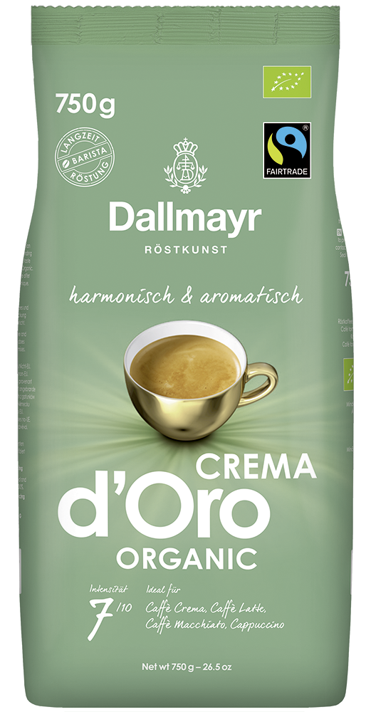 Crema d’Oro Organic 750 g Kaffee
