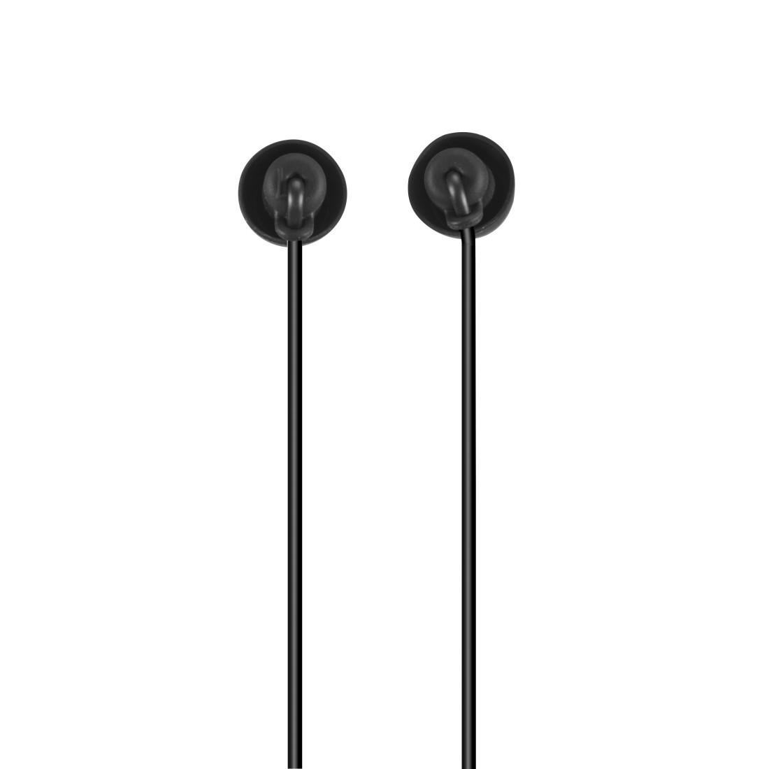 Kopfhörer "Relax", In-Ear, Mikrofon, Kabelknickschutz, 3,5 mm, Schwarz (00221790)