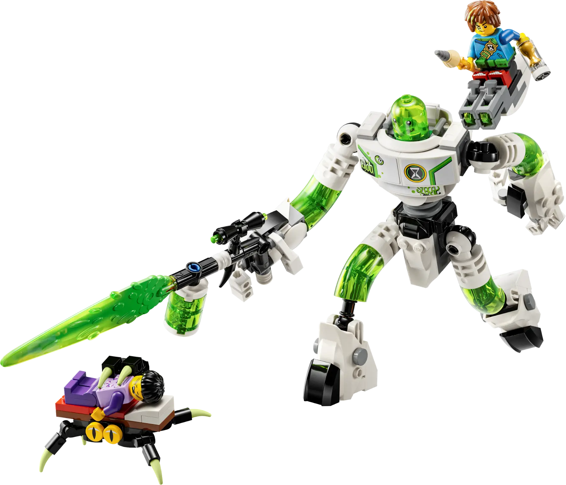 Mateo und Roboter Z-Blob