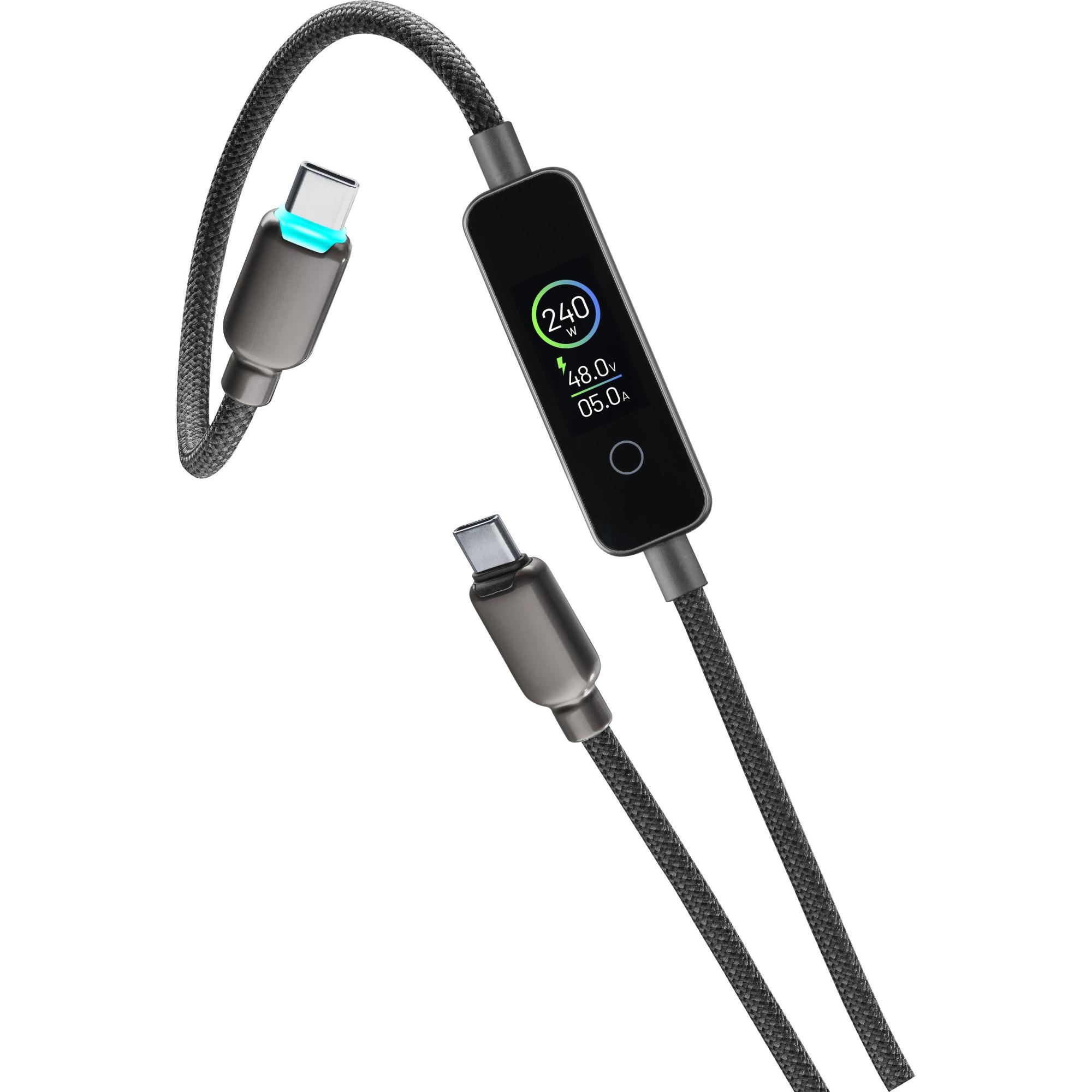 USB-C auf USB-C Kabel Data Cable Powerview IQ 1.2m USB Typ-C/ Typ-C Black (61405)