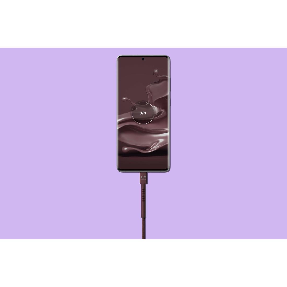 USB-C - USB-C Kabel "Fabriq", 2,0 m, Deep Mauve (00214986)