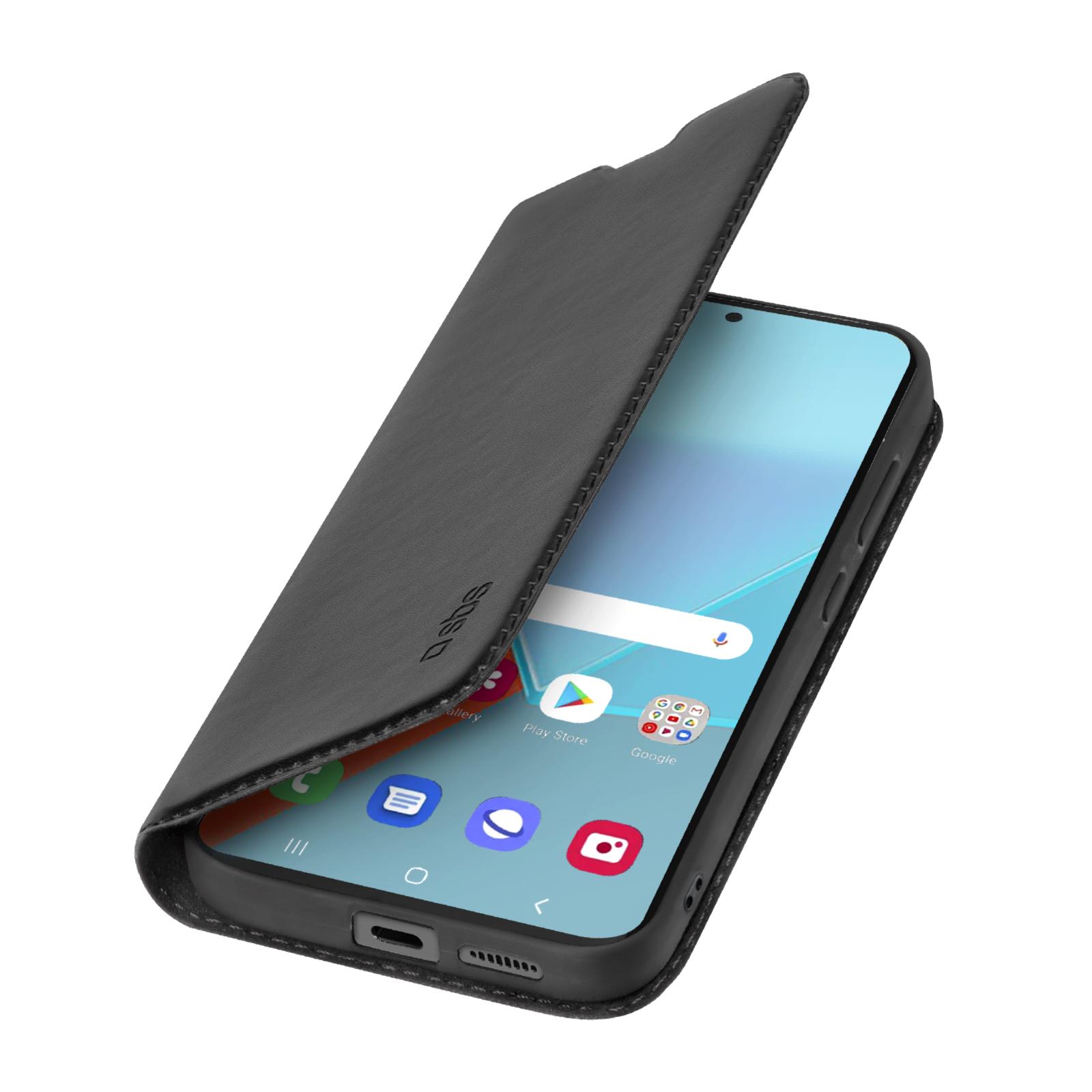 Bookcase Wallet Lite-Hülle für Xiaomi Redmi Note 13 Pro 5G, Schwarz