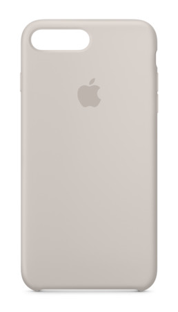 iPhone 7 Plus Silikon Case steingrau