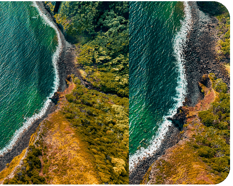 Bis zu 4x höhere Auflösung.